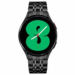 Металевий ремінець Primolux Steel Link для годинника Samsung Galaxy Watch 4 40 мм SM-R860/SM-R865 Black - мініатюра 2