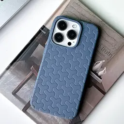 Чохол TPU Weaving для Apple iPhone 13 Pro Max (6.7) Blue - мініатюра 2
