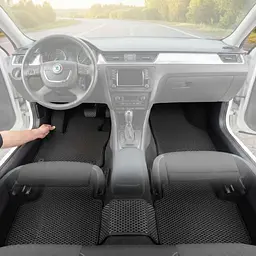 Килимки в салон EVA Skoda A5 / Golf V 2003-2013 Повний комплект 5 шт
