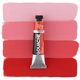 Фарба гуашева Яскраво-червона (813) туба 20 мл Rosa Gallery - мініатюра 2