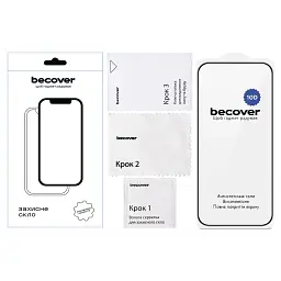 Скло захисне BeCover 10D Google Pixel 9a Black (715715) - мініатюра 2