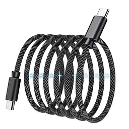 Кабель Choetech ХСС-1051 Black USB-C to USB-C Magnetic PD3.1 240W 1.8m (43-00127) - мініатюра 3