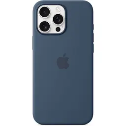 Оригінальний силіконовий чохол Silicone Case with MagSafe для Apple Iphone 16 Pro Max Denim MYYU3ZM/A - мініатюра 6