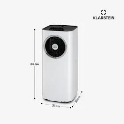 Мобільний кондиціонер Kraftwerk Smart 11500 BTU білого кольору (10040189) - мініатюра 2
