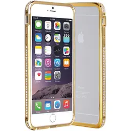 Бампер Shengo SG03 Metal Bumper iPhone 5 Gold - мініатюра 2