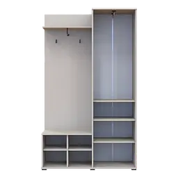 Передпокій Doros Дора Кашемір 1 ДСП/1 Дзеркало 113.5х40х192 (44900364) - мініатюра 8