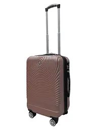 Валіза маленька S ABS-пластик Worldline Airtex 652 60×39×25см 58л Рожеве золото - мініатюра 2