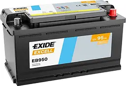 Автомобільний акумулятор EXIDE Excell 6СТ-95Ah АзЕ 800A (EN) EB950 - мініатюра 1