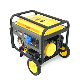 Генератор бензиновий COVAX CV17500LD-E2, 8.5kW, однофазний 220V, 50Hz, DC12V, 20HP, Recoil/Electric Starter, tank 25L, 705x560x570mm, 88kg - мініатюра 4