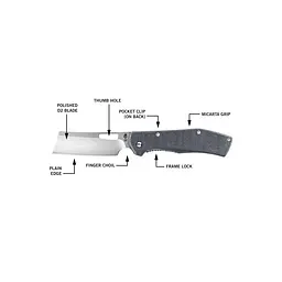 Ніж складний Gerber FlatIron D2 Micarta (1055363) - мініатюра 3