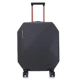 Валіза середня Semi Line T5821-4 ABS-пластик 24 дюйми 60 л Чорна