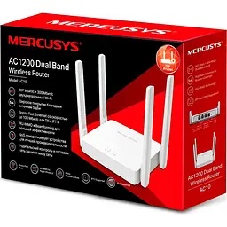 Бездротовий маршрутизатор (роутер) Mercusys AC10 [94317] - мініатюра 4