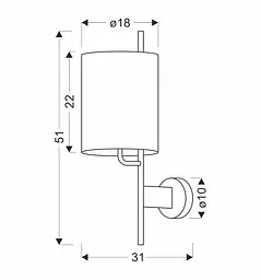 Бра Candellux 21-25388 ZETA - мініатюра 2