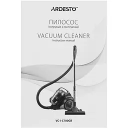 Пилосос Ardesto контейнерний чорно-бронзовий 700 Вт (VC-I-C700GB) - мініатюра 17
