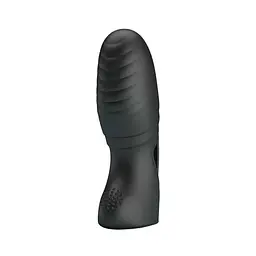 Насадка Pretty Love Alan Finger Vibrator Black на палець, 10х3 см чорний