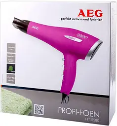 Фен AEG HT 5580 lilac - мініатюра 3