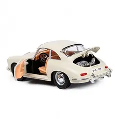 Автомодель Bburago Porsche 356B 1961 р 1:24 білий (18-22079) - мініатюра 2