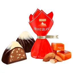 Цукерки Roshen Монблан з карамелізованим мигдалем 1 кг - мініатюра 3