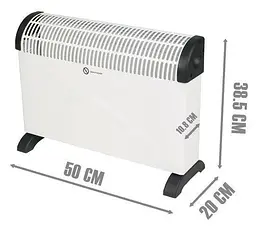Конвектор Domotec Heater MS-5904 ∙ Потужний домашній конвекторний обігрівач 2000Вт - мініатюра 4