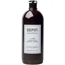 Шампунь для глибокого очищення з деревним вугіллям Depot No.108 Z.ONE Detoxifying Charcoal Shampoo 1 л