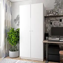 Шафа для одягу Doros Промо Білий 2 ДСП 90х48х204 (80737070) - мініатюра 8