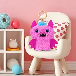 М'яка іграшка-брелок Fuggler Baby Pinkles Рожевий Летунчик 8 см (15759G) - мініатюра 3