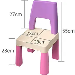 Дитячий стільчик Poppet Color Pink (PP-003P) - мініатюра 3
