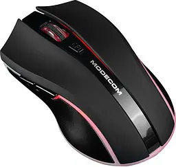 Мишка Modecom MC-WRM1, бездротова, зарядка, 3кн., 1600dpi, чорна - мініатюра 3