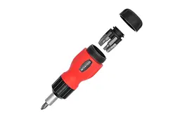 Викрутка з набором біт Intertool реверсивна (6 предметів) VT-1009 - мініатюра 2