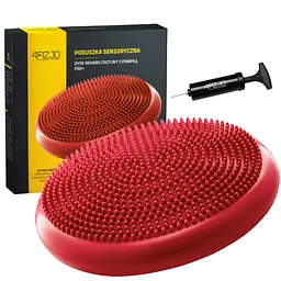 Балансувальна подушка-диск 4FIZJO PRO+ 33 см (сенсомоторна) масажна Red 4FJ0312 (P-5907739314451) - мініатюра 2