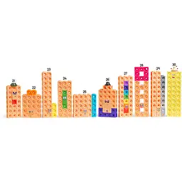 Навчальний ігровий набір Learning Resources Numberblocks Вчимося рахувати 21-30 Mathlink (HM96321-UK) - мініатюра 2