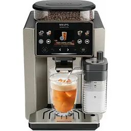 Кофемашина Krups Sensation Elite Hot&Cold 1.7 л серебристо-черная (EA917EE0)