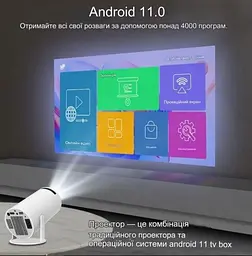 Смарт Проектор MAGCUBIC HY300 4K Android 11 HD BT5.0 Dual Wi-Fi Домашній кінотеатр - мініатюра 3