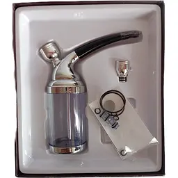 Похідний міні Кальян CD-902 №3809 Silver (12243) - мініатюра 3
