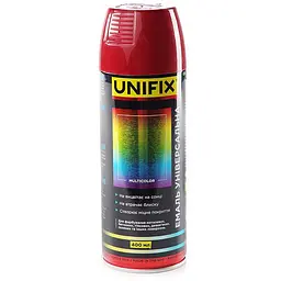 Емаль універсальна в балончику Unifix 400мл RAL 3009 червоний оксид