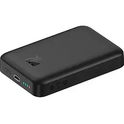 Портативна батарея Baseus Magnetic Mini Air Wireless Fast Charge Power Bank 10000 mAh 20W P10059001113-00 Black - мініатюра 7