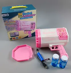 Установка з мильними бульбашками Limo Toy 456-16 A 2 кольори, в коробці, живлення від акумулятора. багато бульок - мініатюра 2