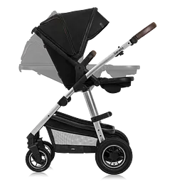 Універсальна коляска Lionelo Amber 3в1 Black Silver (LO-AMBER BLACK SILVER (3in1)) - мініатюра 10