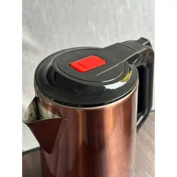 Електрочайник із нержавіючої сталі Grunhelm EKS-1927G дисковий 2.3л 1500 Вт Золотистий - мініатюра 5
