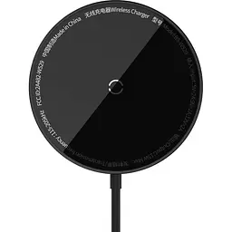 Зарядний пристрій Baseus Simple Mini3 Magnetic Wireless Charger 15W чорний (CCJJ040001) - мініатюра 3