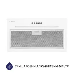 Витяжка повновбудована Minola HBI 5664 WH GLASS 1000 LED Line - мініатюра 4