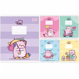 Набір зошитів Yes Pembe the cat 18 аркушів у лінію 25 шт. (769091)