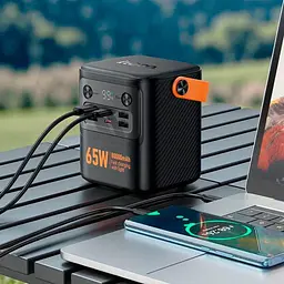 Зовнішній акумулятор Hoco J152 Pro Balance 80000mAh 65W Black (652100) [155755] - мініатюра 7