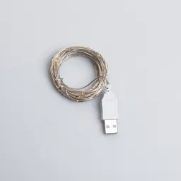 Гірлянда Роса 100 LED довжина 10 м від USB, жовтий GarlandoPro USB100L10MWY - мініатюра 25