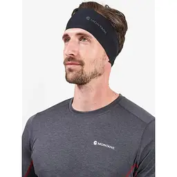 Пов'язка Montane Via Stretch Headband Black (1004-HSTHEBLAO12) - мініатюра 2