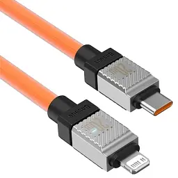 Кабель Baseus CoolPlay Series Fast Charging Cable Type-C to Lightning 20W 1m CAKW000007 Orange - мініатюра 2