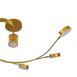 Люстра Brille світлодіодна в зал 42W WW G (BR-01 610C/6) - мініатюра 9