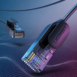Патч-корд Ugreen NW122 CAT 6A Pure Copper Ethernet Cable OD2.8 5m Black (70654) [147320] - мініатюра 6