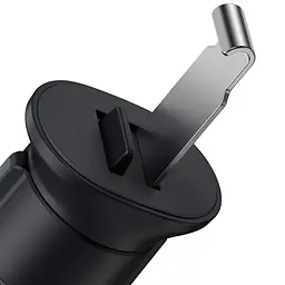 Автоутримувач Metal Age 2 Gravity Car Mount (Air Outlet Version) (SUJS00001) Dark Grey Baseus teh0029296 - мініатюра 5