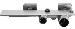 Душова система Rea Helix nikiel brushed з виливом REA-P6622, Никель - мініатюра 2